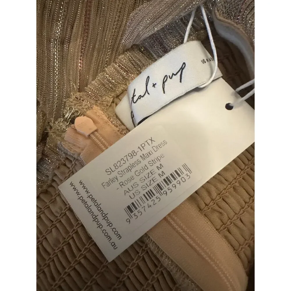 Petal & Pup Cream Maxi Dress